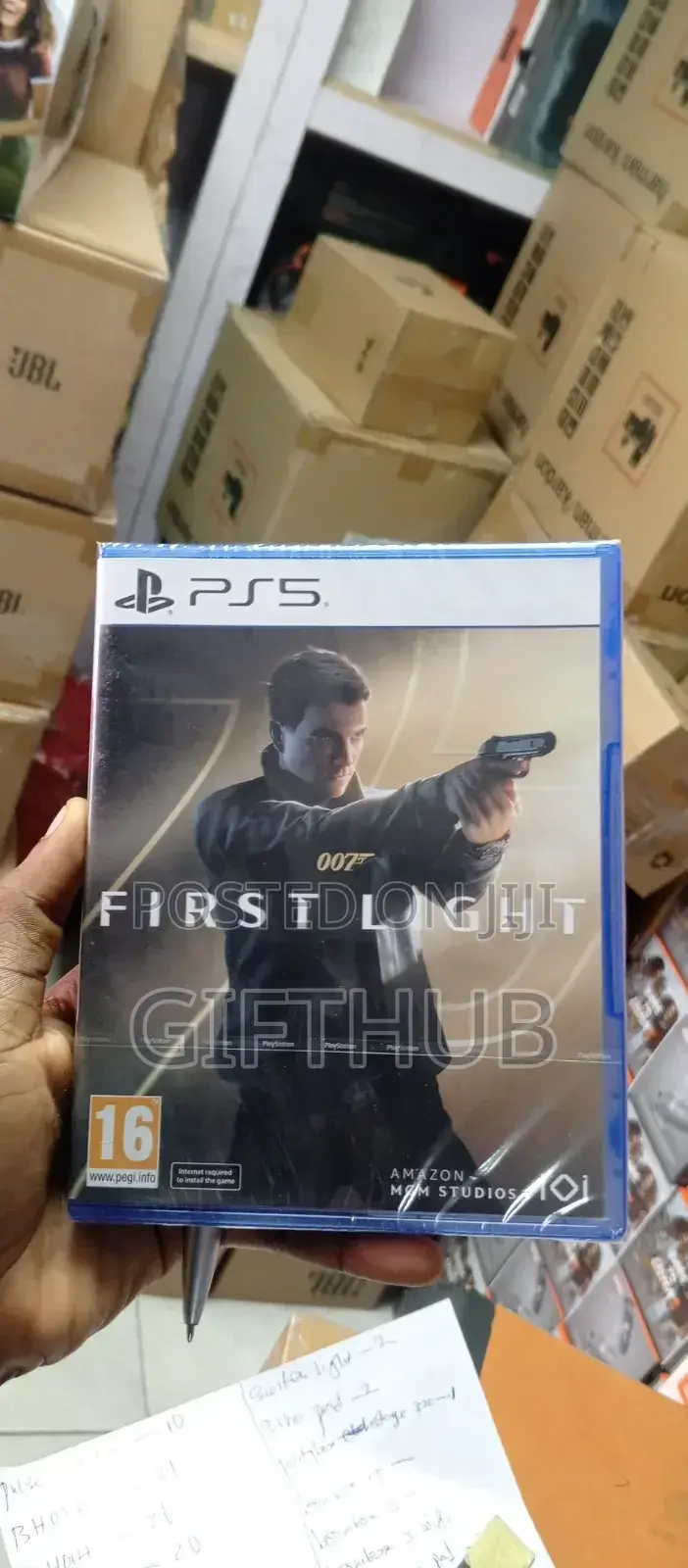 Oo7 First Light Ps5 Game Disc