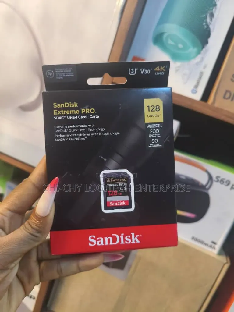 Sandisk Extreme Pro SDXC Uhs-I 128gb Memory Card
