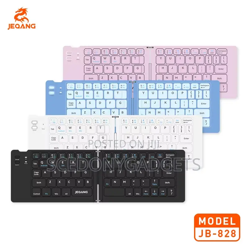 Jeqang Jb-828 Bt Ultra-Thin Folding Keyboard 2-Fold Design