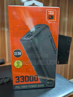 New Age Power Bank 22.5w 33000mah