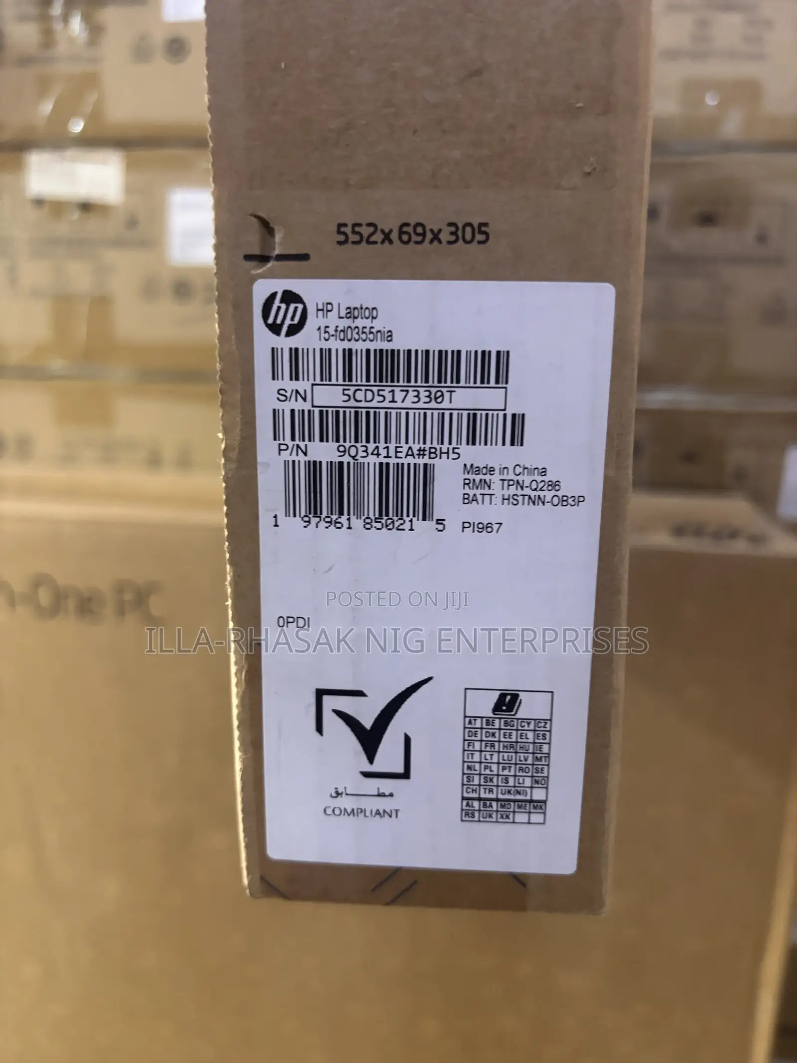 New Laptop HP 15 8GB Intel Core 5 SSD 512GB