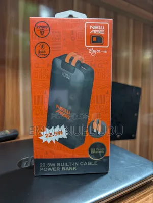 New Age Power Bank 22500mah 22.5w