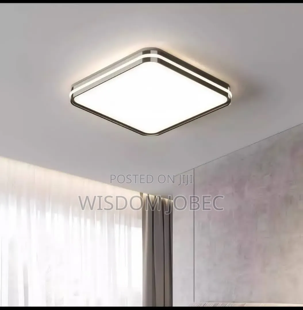 Depuley Modern Led Ceiling Light Features a Brushed Nickel