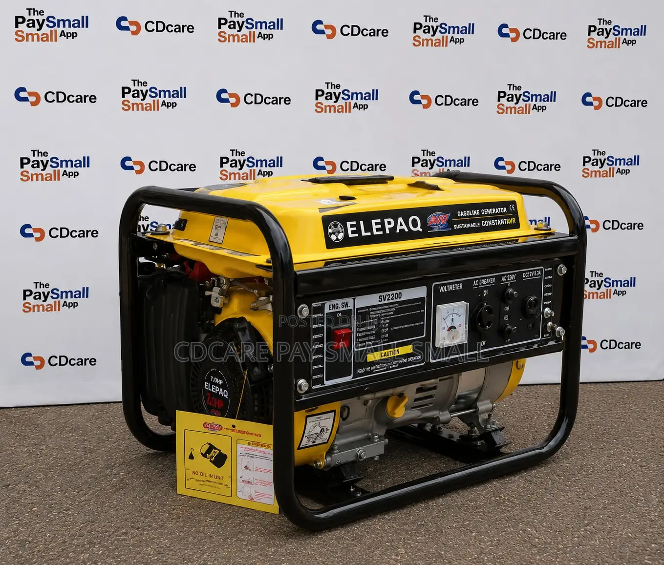 Pay Small Small Elepaq Constant Generator on Cdcare.App