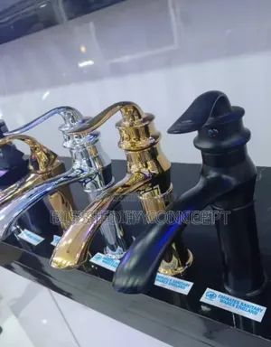 Luxury Wash Hand Basin Mixer Tap, Chrome, Gold and Black Colors