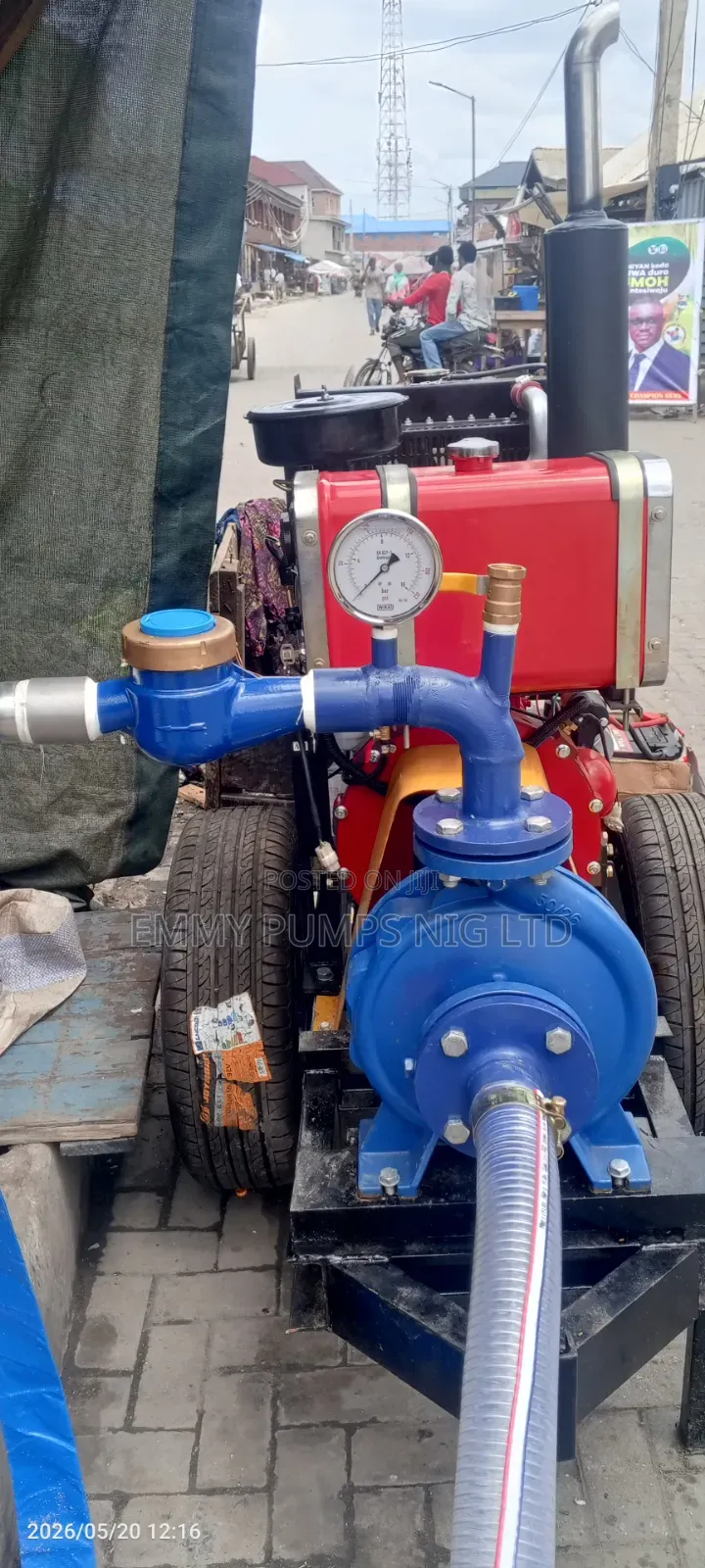 Pump Head With Deasal Engine Coupled