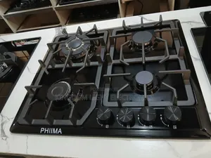 Phima Luxury Inbuilt 4 Burners Gas Cooker  Copper