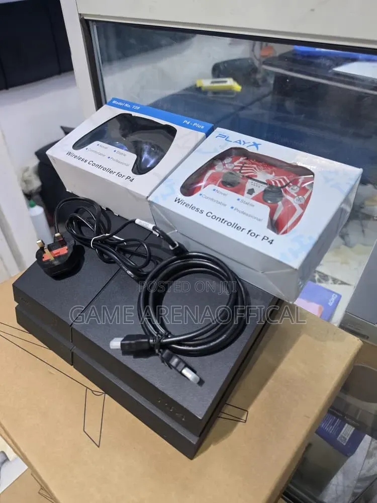 Ps4 Fat Console + 2 Pads + Big Game Library