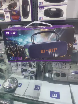 W.Vip 30w Deep Bass High Quality Portable Wireless Bluetooth Speaker