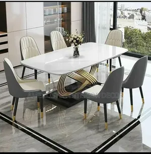 Pure Marble Top Dining Set