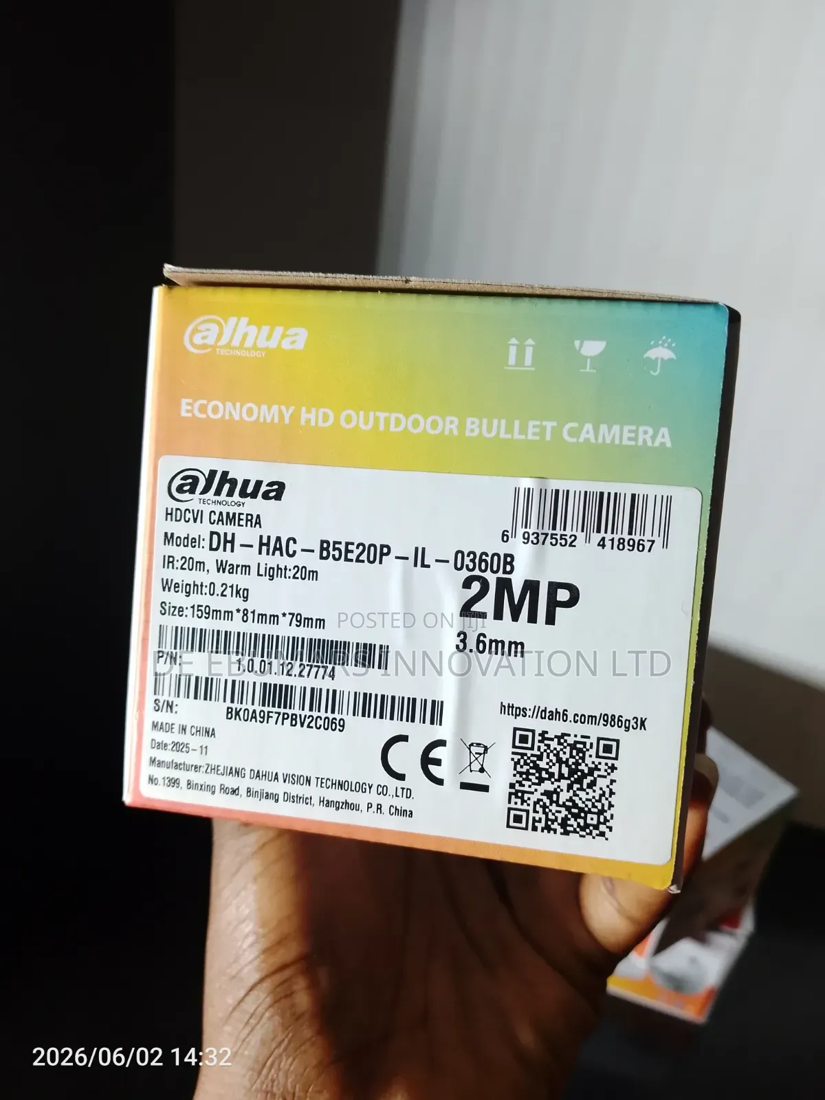 Dahua 2mp Economy Bullet Camera