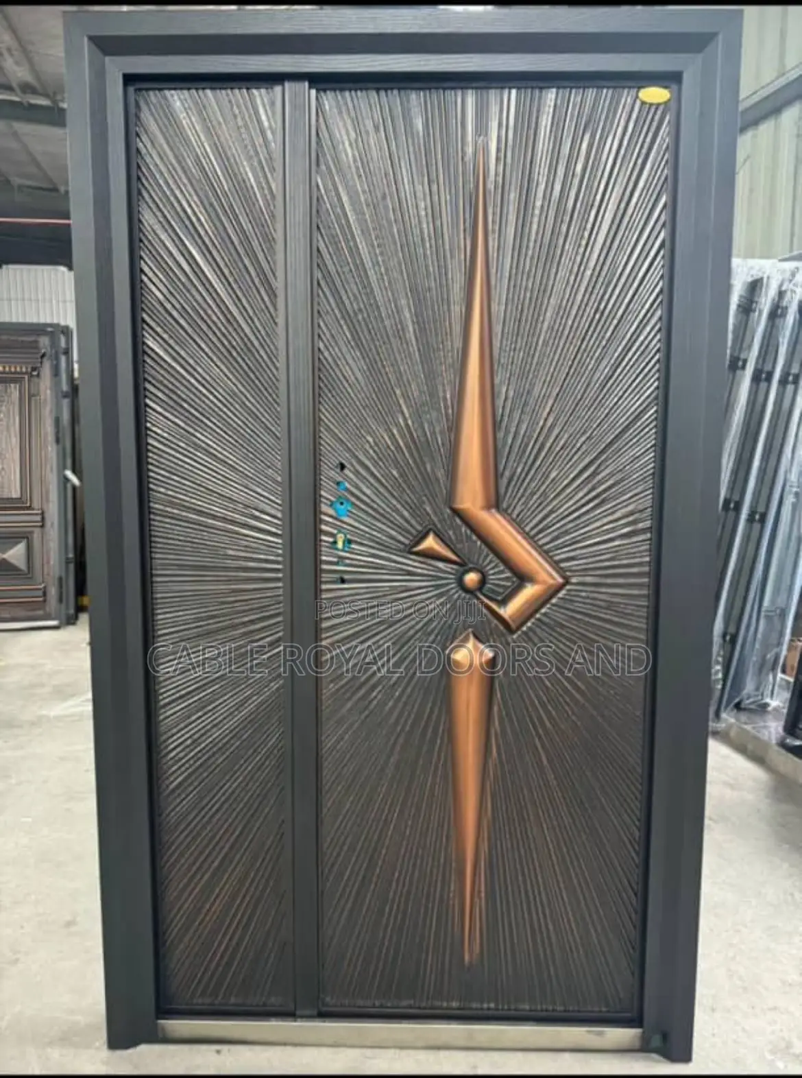 4ft German Copper Cast Security Door 201