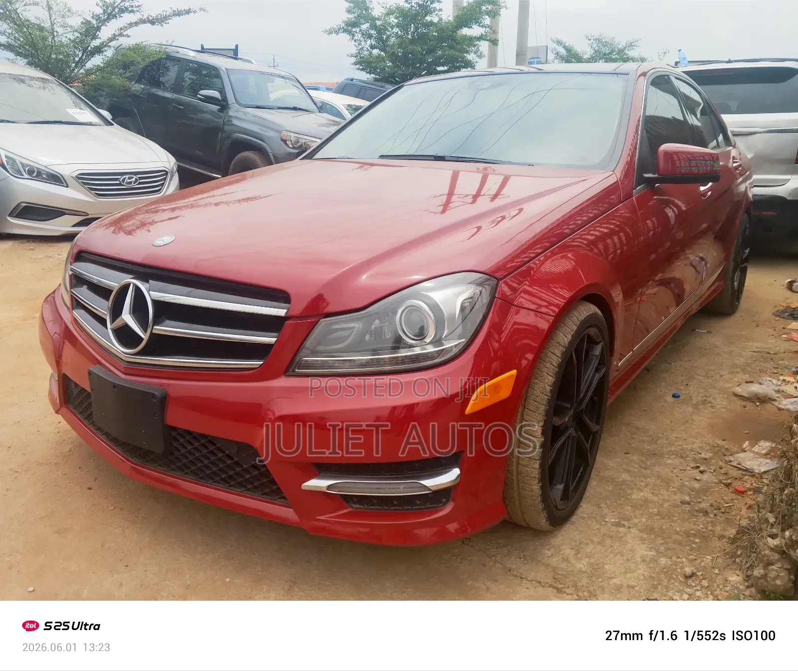 Mercedes-Benz C300 2015 Red