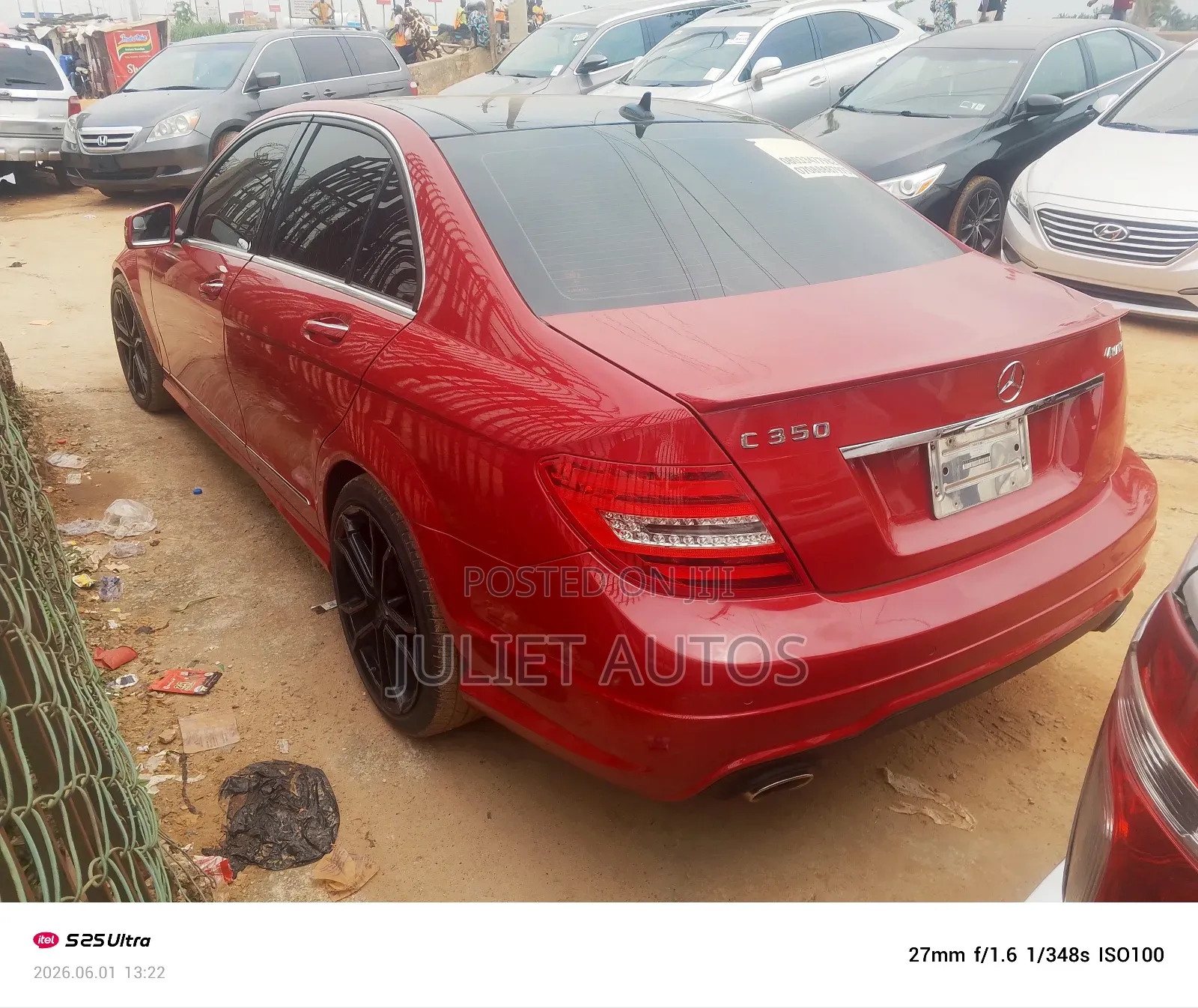 Mercedes-Benz C300 2015 Red