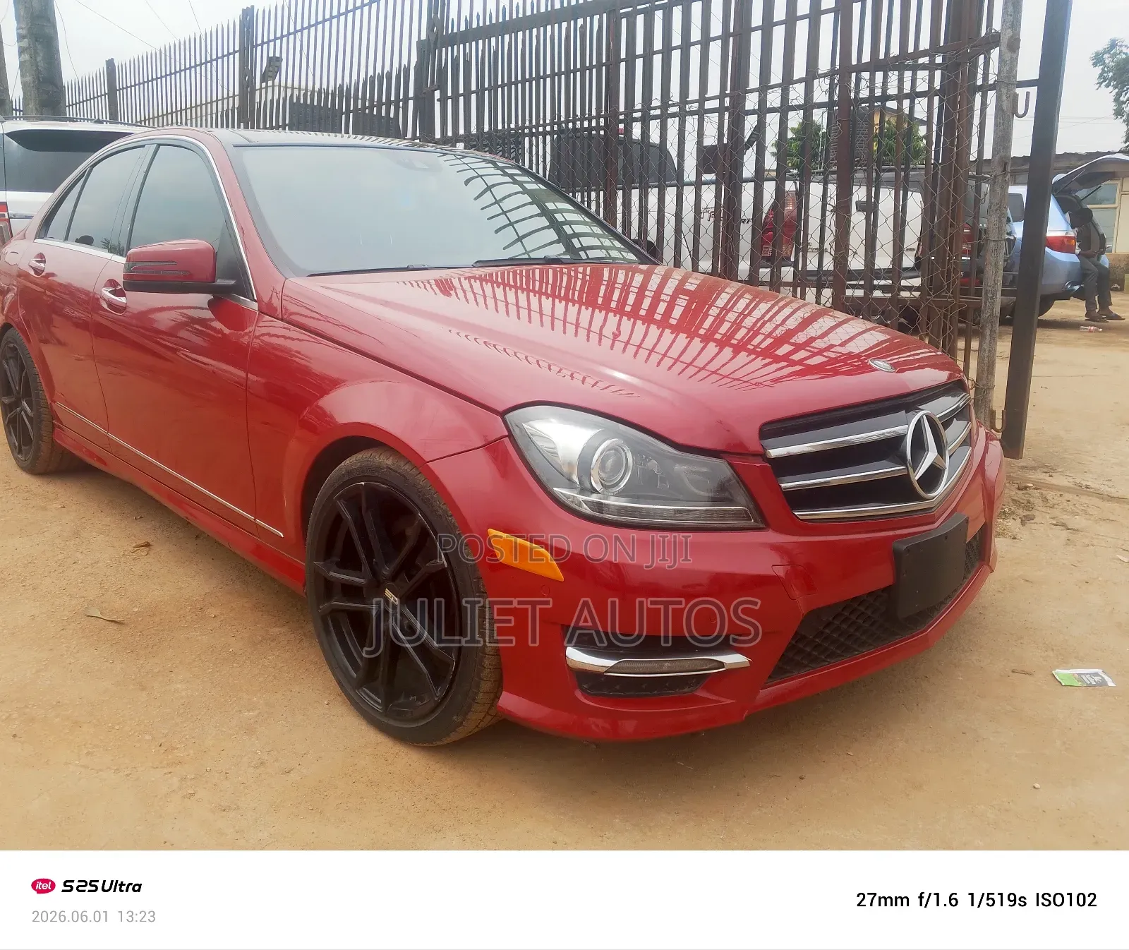 Mercedes-Benz C300 2015 Red