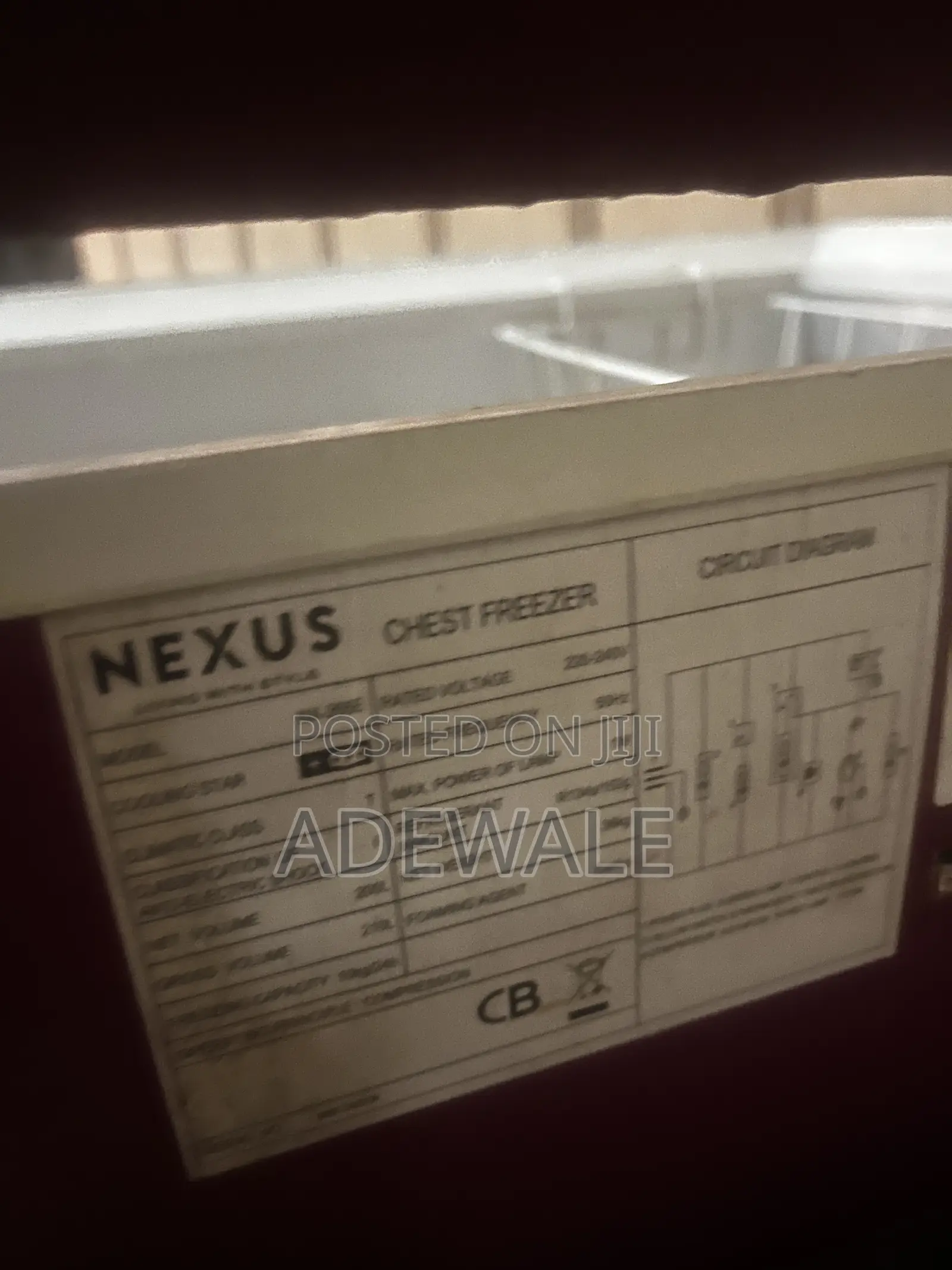 Nexus Freezer