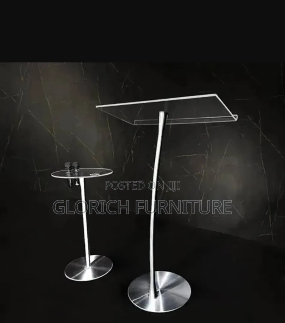 Double Stand Acrylic Pulpit Set