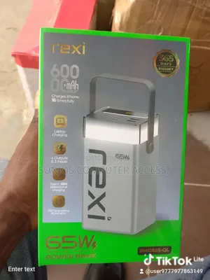 Rexi Power Bank 60000 Mah That Can Charge Phone an Laptop