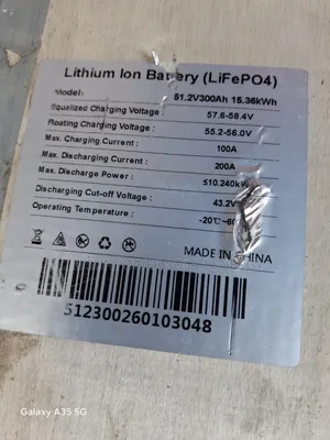 15kwh/48v King Long Lithium-Iron Phosphate Energy Storage Battery