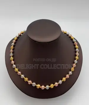 Gold Plated Bead Necklace