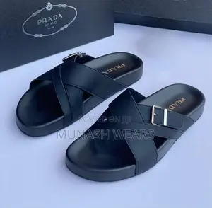 Prada Leather Slipers 40-46 Available in Green and Black