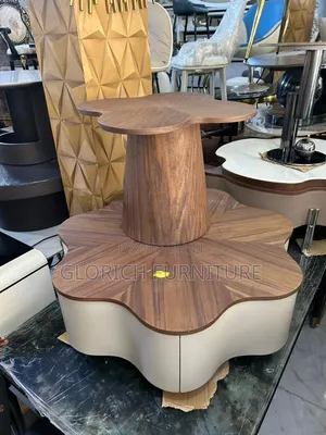 Elegant Flower-Shaped Center Table