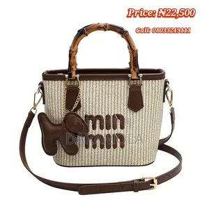 Mini Tote Handbag With a Detachable Shoulder Strap