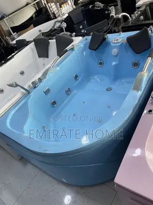 Double England Pink Color Jacuzzi With Jet and Massage