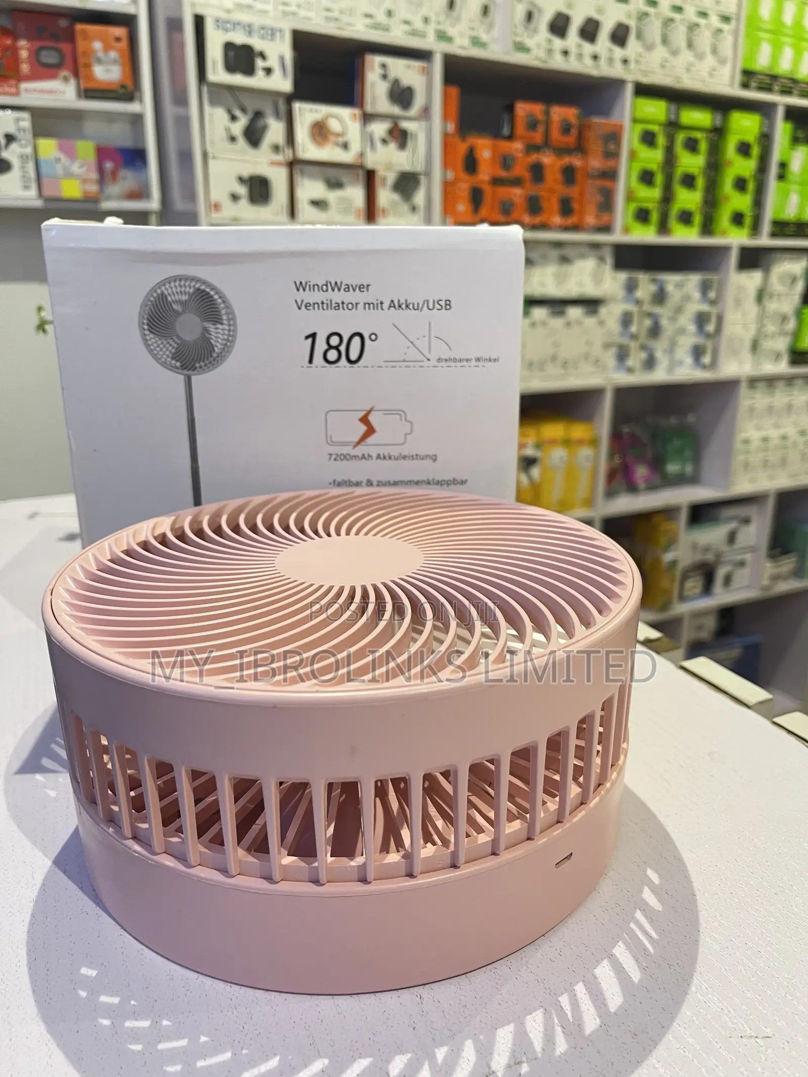 Rechargeable Foldable Fan