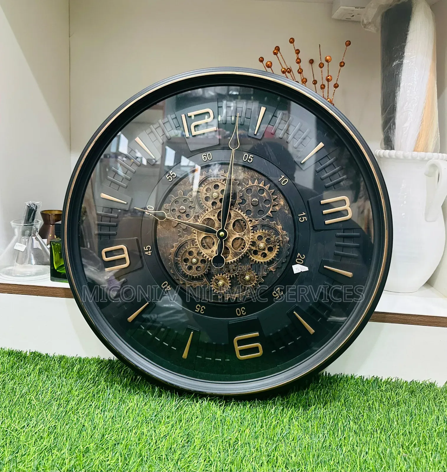 Luxury Vintage Gear Wall Clock