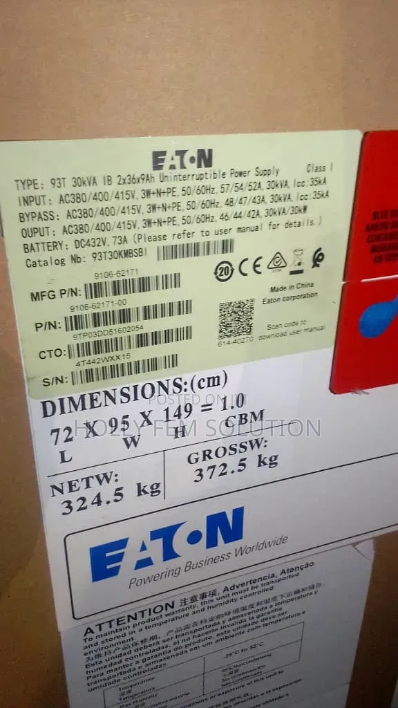 Eaton Ups 30kva