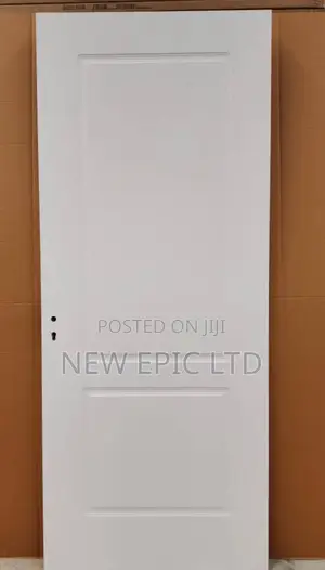 HDF Room Wooden Door With Complete Frame and Key