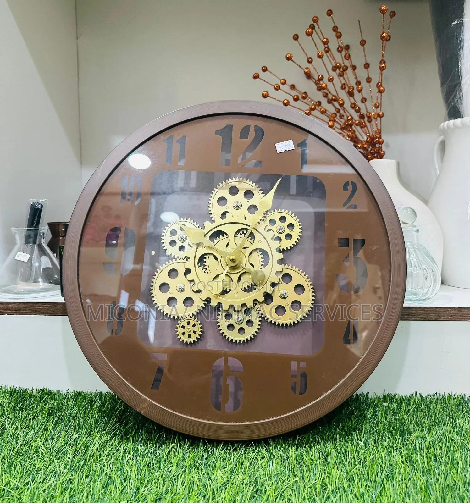Industrial Gear Wall Clock
