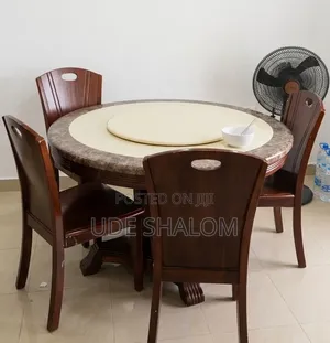 Imported Marble Dining Table With 4 Chairs