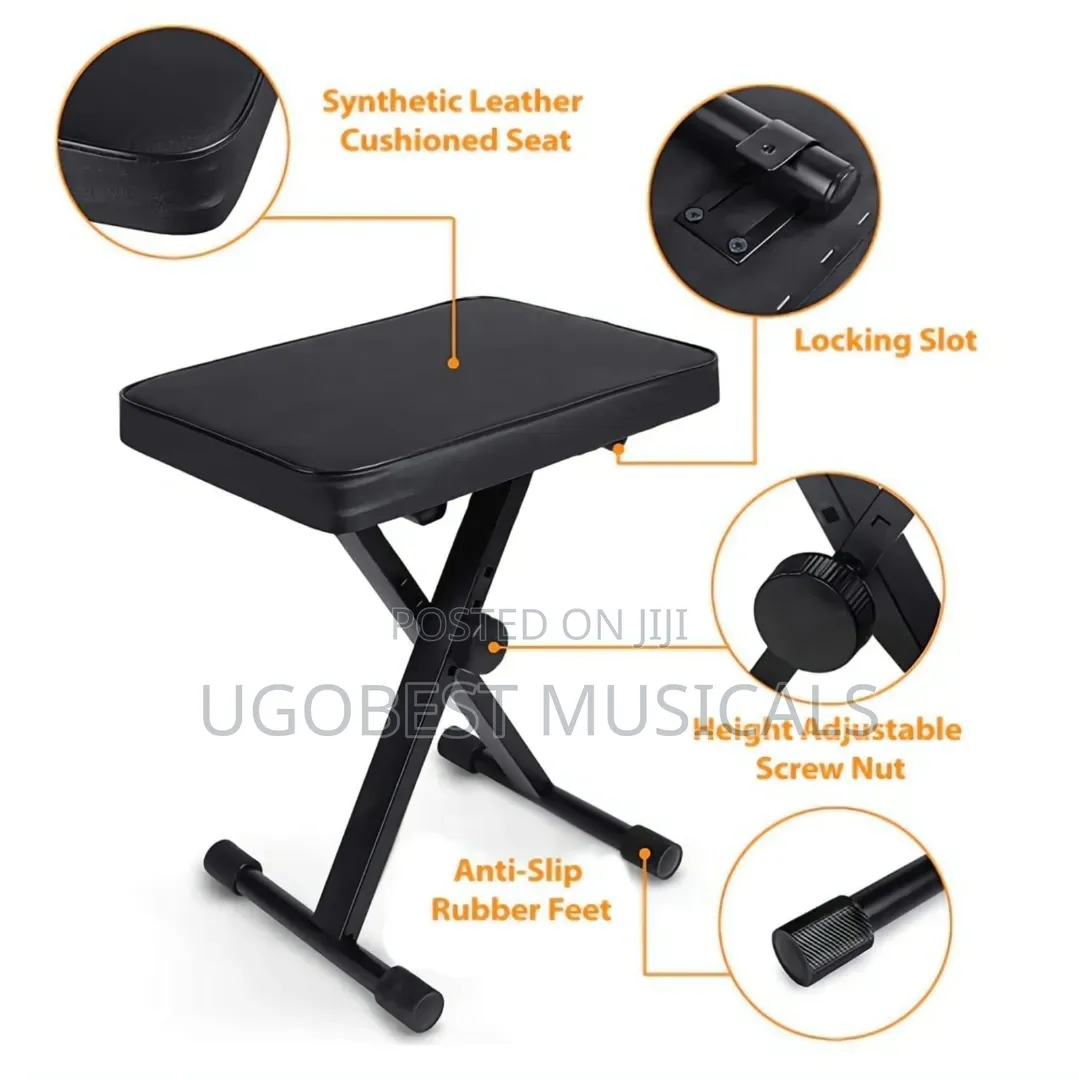 Best Adjustable and Foldable Professional Keyboard Stool
