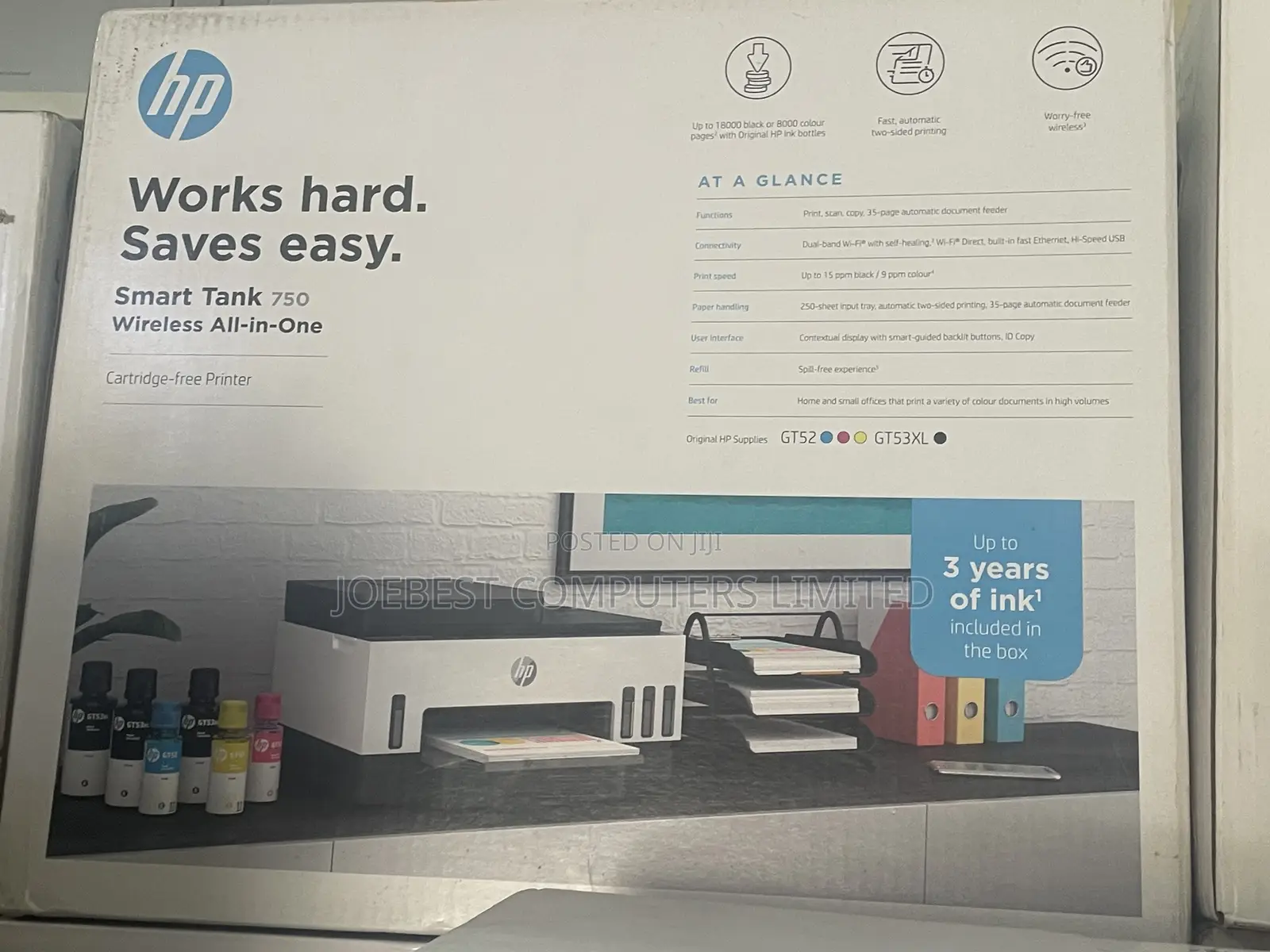Hp Smart Tank Wireless All in One