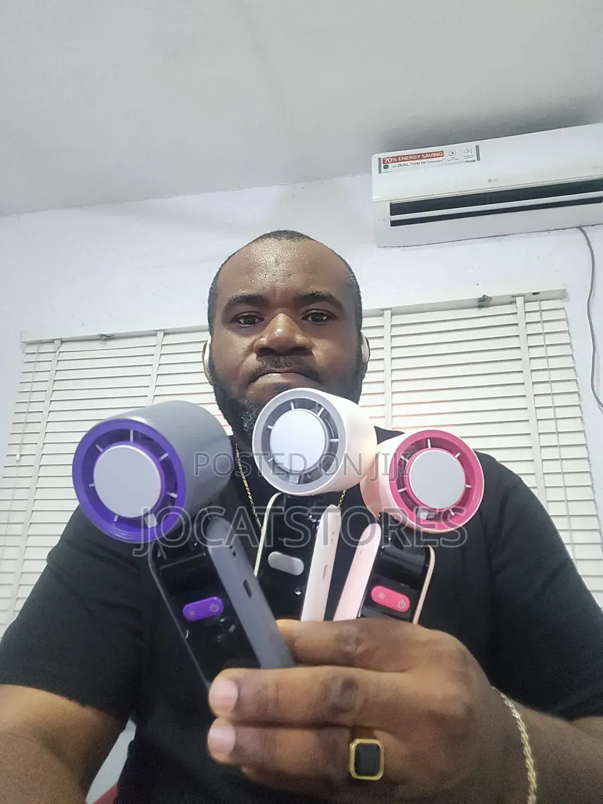 Ac Compressed Handheld Rechargeable Fan