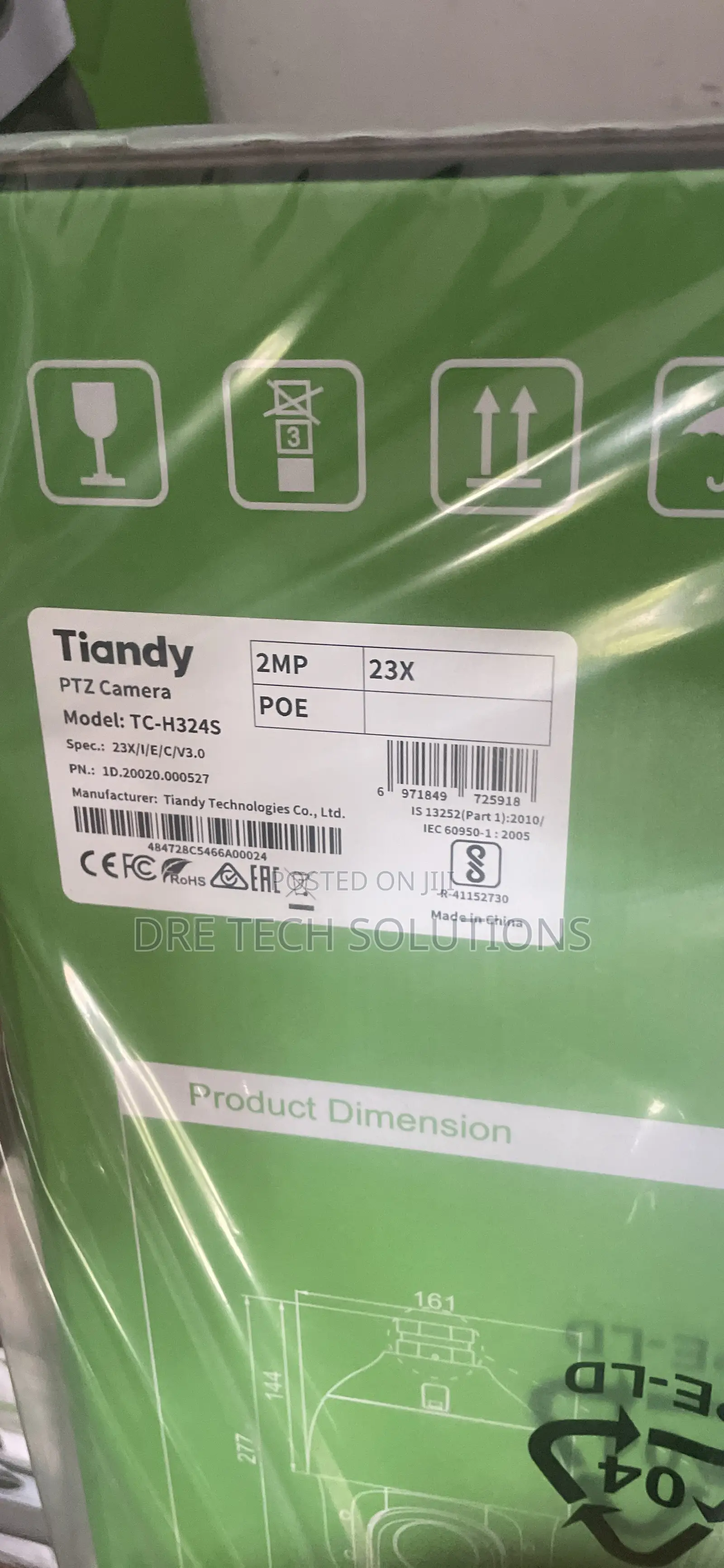 Tiandy 2mp PTZ Ip Camera