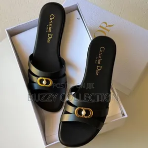 High Quality Christian Dior Flat Slippers