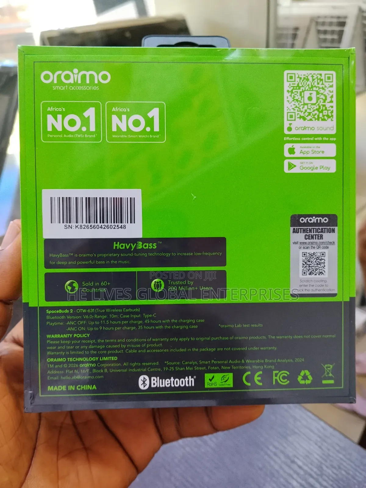 Oraimo Spacebuds 2