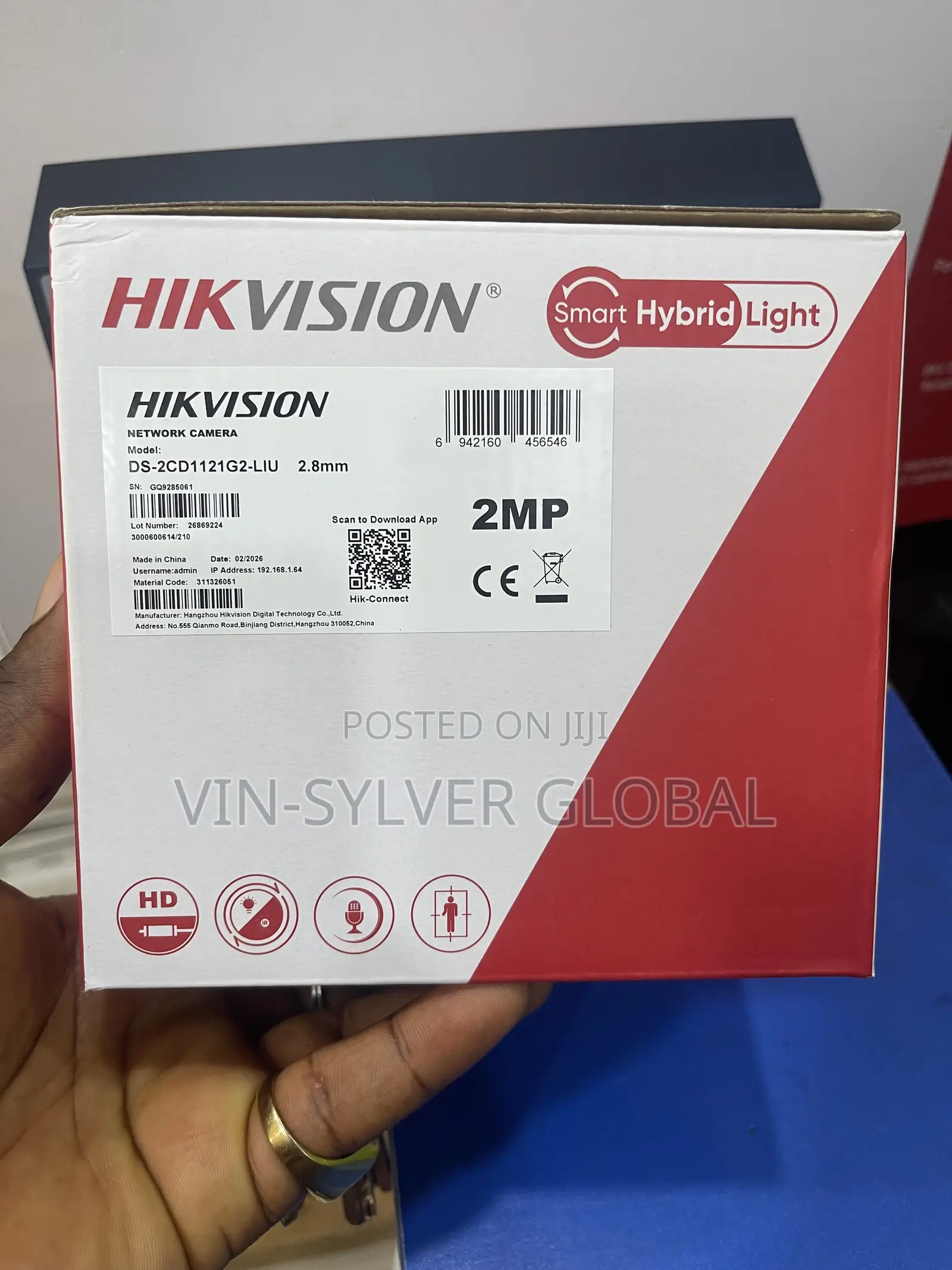 Hikvision 2mp Ip Camera With Audio and Colorvu