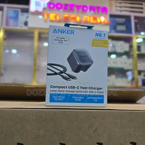 Anker Nano Charger 45w With Usb-C Cable