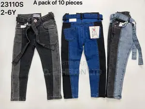 Cowgirl Luxury Stock Jeans 3-16yrsBag(50pcs Mixed Designs) #375,000
