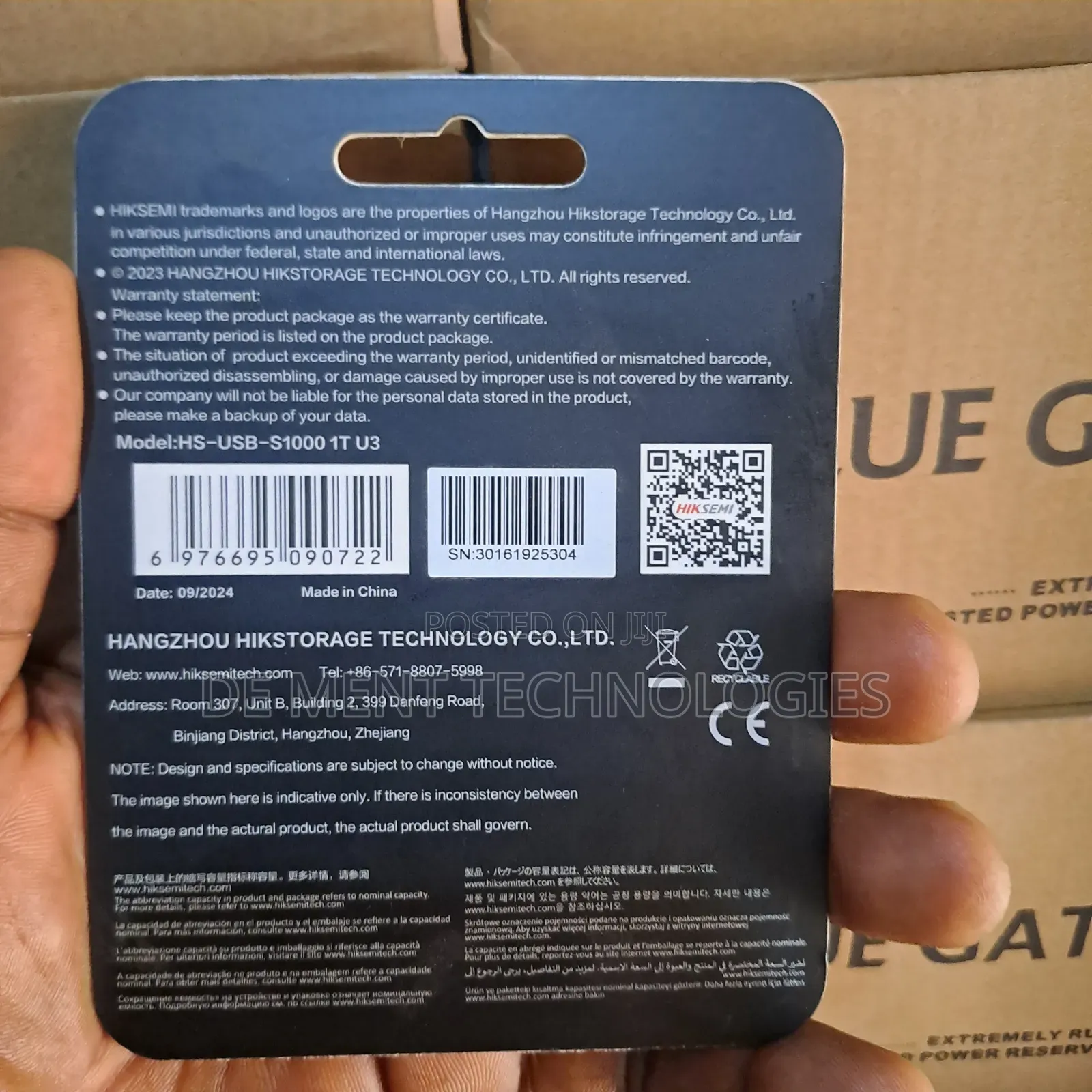 Hiksemi Dual Rapid Pro Usb 3.2 SSD Drive