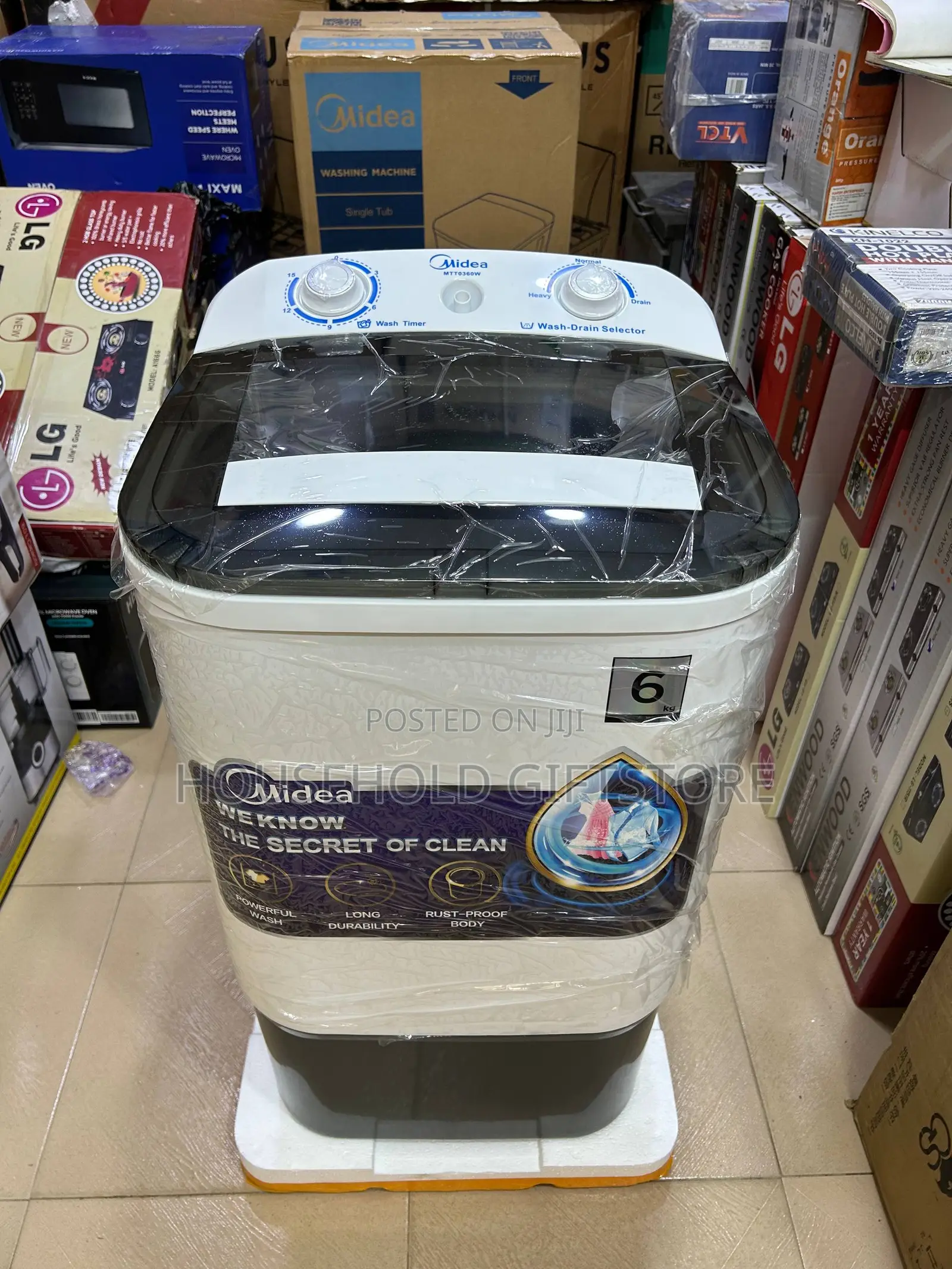 Midea 6kg Single Tub Washing Machine