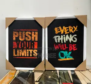 Motivational Wall Art Canvas Frame 40 X 30