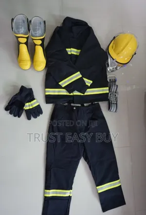 Brand New Complete Fireman Resistance Suit Kit