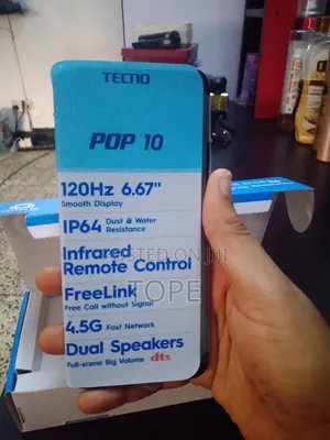 New Tecno Pop 10 64 GB Gray