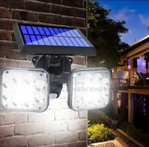 Rotatable Outdoor Solar Sensor Light