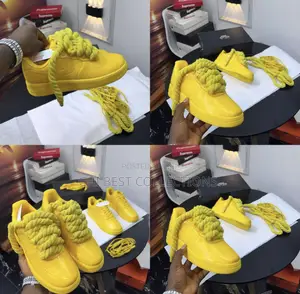 2026 Nike Air Force 1 Yellow Big Chunky Normal Lace Mad Drip
